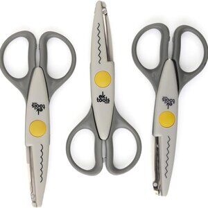 EK Tools Decorative Edge Craft Scissors 3 Pack Scrapbook Card Making NWT